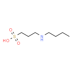 ChemSpider 2D Image | 3-(Butylamino)-1-propanesulfonic acid | C7H17NO3S