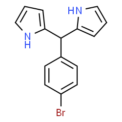 ChemSpider 2D Image | 2,2'-[(4-Bromophenyl)methylene]bis(1H-pyrrole) | C15H13BrN2