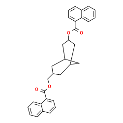 ChemSpider 2D Image | [7-(1-Naphthoyloxy)bicyclo[3.3.1]non-3-yl]methyl 1-naphthoate | C32H30O4