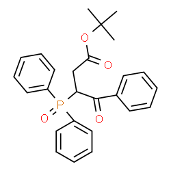 ChemSpider 2D Image | 2-Methyl-2-propanyl 3-(diphenylphosphoryl)-4-oxo-4-phenylbutanoate | C26H27O4P