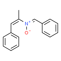 ChemSpider 2D Image | N-[(Z)-Phenylmethylene]-N-[(1Z)-1-phenyl-1-propen-2-yl]amine oxide | C16H15NO