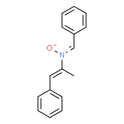 ChemSpider 2D Image | N-[(Z)-Phenylmethylene]-N-[(1E)-1-phenyl-1-propen-2-yl]amine oxide | C16H15NO