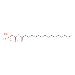 ChemSpider 2D Image | Hydroxy(phosphonooxy)methyl palmitate | C17H35O7P