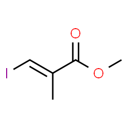 ChemSpider 2D Image | Methyl (2E)-3-iodo-2-methylacrylate | C5H7IO2