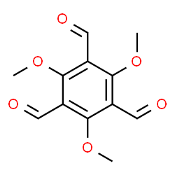 ChemSpider 2D Image | 2,4,6-Trimethoxy-1,3,5-benzenetricarbaldehyde | C12H12O6