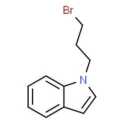 ChemSpider 2D Image | 1-(3-Bromopropyl)-1H-indole | C11H12BrN