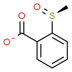 ChemSpider 2D Image | 2-[(S)-Methylsulfinyl]benzoate | C8H7O3S
