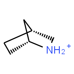 ChemSpider 2D Image | (1R,4R)-2-Azoniabicyclo[2.2.1]heptane | C6H12N