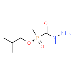 ChemSpider 2D Image | Isobutyl (S)-(hydrazinocarbonyl)methylphosphinate | C6H15N2O3P