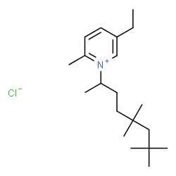 ChemSpider 2D Image | 1-(5,5,7,7-TETRAMETHYL-2-OCTANYL)-2-METHYL-5-ETHYLPYRIDINIUM CHL | C20H36ClN