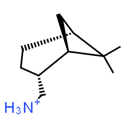 ChemSpider 2D Image | [(1R,2R,5R)-6,6-Dimethylbicyclo[3.1.1]hept-2-yl]methanaminium | C10H20N