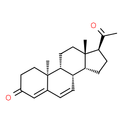 ChemSpider 2D Image | (9beta,10alpha,14beta)-Pregna-4,6-diene-3,20-dione | C21H28O2