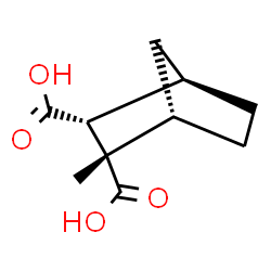 ChemSpider 2D Image | (1S,2S,3R,4R)-2-Methylbicyclo[2.2.1]heptane-2,3-dicarboxylic acid | C10H14O4