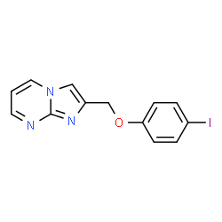 ChemSpider 2D Image | 2-[(4-Iodophenoxy)methyl]imidazo[1,2-a]pyrimidine | C13H10IN3O