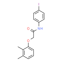 ChemSpider 2D Image | 2-(2,3-Dimethylphenoxy)-N-(4-iodophenyl)acetamide | C16H16INO2