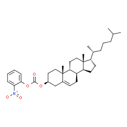 ChemSpider 2D Image | (3beta,8alpha,9beta,17alpha)-Cholest-5-en-3-yl 2-nitrophenyl carbonate | C34H49NO5