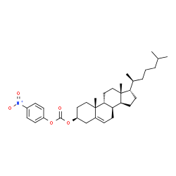 ChemSpider 2D Image | (3beta,8alpha,9beta,17alpha,20S)-Cholest-5-en-3-yl 4-nitrophenyl carbonate | C34H49NO5