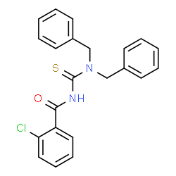 ChemSpider 2D Image | 2-Chloro-N-(dibenzylcarbamothioyl)benzamide | C22H19ClN2OS