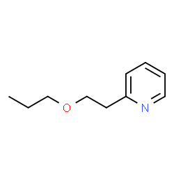 ChemSpider 2D Image | 2-(2-Propoxyethyl)pyridine | C10H15NO