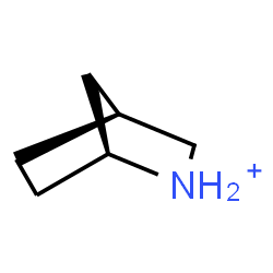ChemSpider 2D Image | (1S,4S)-2-Azoniabicyclo[2.2.1]heptane | C6H12N