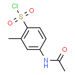 ChemSpider 2D Image | 4-Acetamido-2-methylbenzenesulfonyl chloride | C9H10ClNO3S