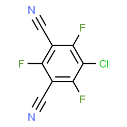 ChemSpider 2D Image | 5-Chloro-2,4,6-trifluoroisophthalonitrile | C8ClF3N2