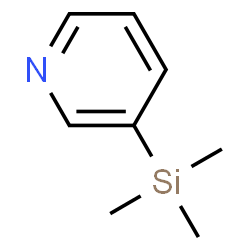 ChemSpider 2D Image | 3-(Trimethylsilyl)pyridine | C8H13NSi