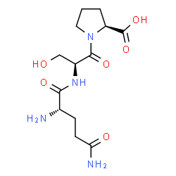 ChemSpider 2D Image | L-Glutaminyl-L-seryl-L-proline | C13H22N4O6