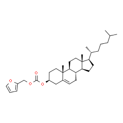 ChemSpider 2D Image | Cholesteryl furfuryl carbonate | C33H50O4