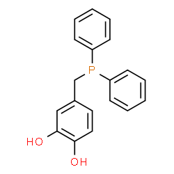 ChemSpider 2D Image | 4-[(Diphenylphosphino)methyl]-1,2-benzenediol | C19H17O2P