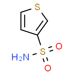 ChemSpider 2D Image | 3-Thiophenesulfonamide | C4H5NO2S2