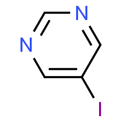 ChemSpider 2D Image | 5-Iodopyrimidine | C4H3IN2