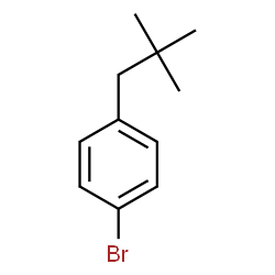 ChemSpider 2D Image | 1-Bromo-4-(2,2-dimethylpropyl)benzene | C11H15Br