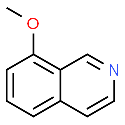 ChemSpider 2D Image | 8-Methoxyisoquinoline | C10H9NO