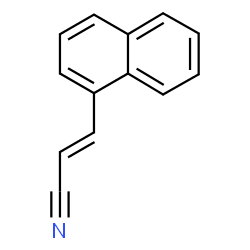 ChemSpider 2D Image | (2E)-3-(1-Naphthyl)acrylonitrile | C13H9N