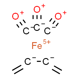 ChemSpider 2D Image | buta-1,3-diene; carbon monoxide; iron(+5) cation | C7H4FeO3