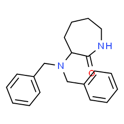 ChemSpider 2D Image | 3-(Dibenzylamino)-2-azepanone | C20H24N2O
