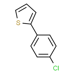 ChemSpider 2D Image | 2-(4-Chlorophenyl)thiophene | C10H7ClS