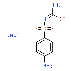 ChemSpider 2D Image | Ammonium N'-[(4-aminophenyl)sulfonyl]carbamimidate | C7H12N4O3S