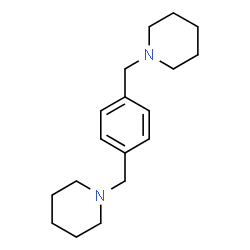 ChemSpider 2D Image | 1,1'-[1,4-Phenylenebis(methylene)]dipiperidine | C18H28N2