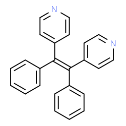 ChemSpider 2D Image | 4,4'-[(Z)-1,2-Diphenyl-1,2-ethenediyl]dipyridine | C24H18N2