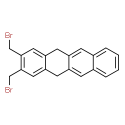 ChemSpider 2D Image | 2,3-Bis(bromomethyl)-5,12-dihydrotetracene | C20H16Br2