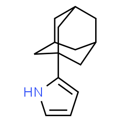ChemSpider 2D Image | 2-(Adamantan-1-yl)-1H-pyrrole | C14H19N