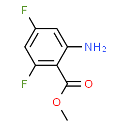 ChemSpider 2D Image | Methyl 2-amino-4,6-difluorobenzoate | C8H7F2NO2