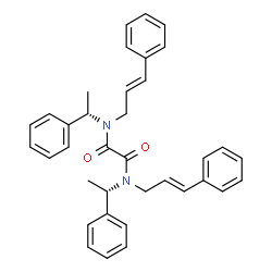 ChemSpider 2D Image | N,N'-Bis[(1S)-1-phenylethyl]-N,N'-bis[(2E)-3-phenyl-2-propen-1-yl]ethanediamide | C36H36N2O2