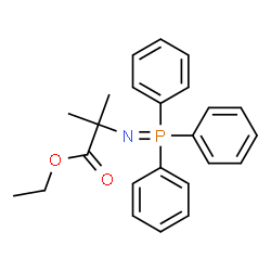ChemSpider 2D Image | Ethyl 2-methyl-N-(triphenylphosphoranylidene)alaninate | C24H26NO2P