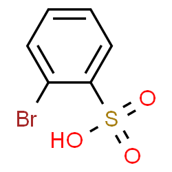 ChemSpider 2D Image | 2-Bromobenzenesulfonic acid | C6H5BrO3S
