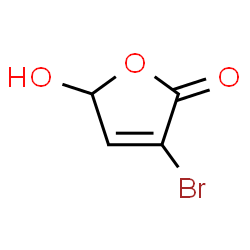 ChemSpider 2D Image | 3-Bromo-5-hydroxy-2(5H)-furanone | C4H3BrO3