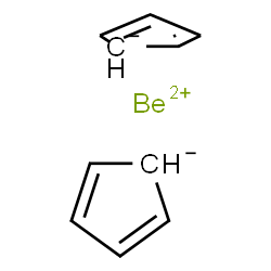 ChemSpider 2D Image | Beryllium di(2,4-cyclopentadienide) | C10H10Be