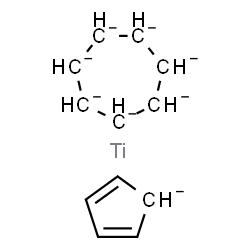 ChemSpider 2D Image | cycloheptane; cyclopenta-1,3-diene; titanium | C12H12Ti